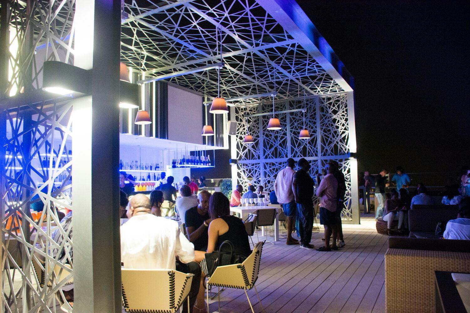 Skybar rooftop lounge